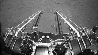 China’s Zhurong Rover Sends Back Its First Images of Mars